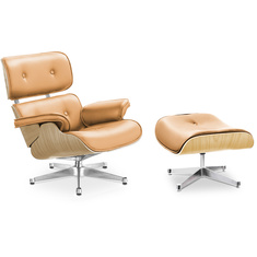 Lounge Sessel Charly mit Ottoman