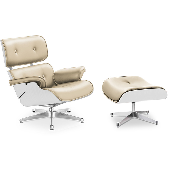 Lounge Sessel Charly mit Ottoman