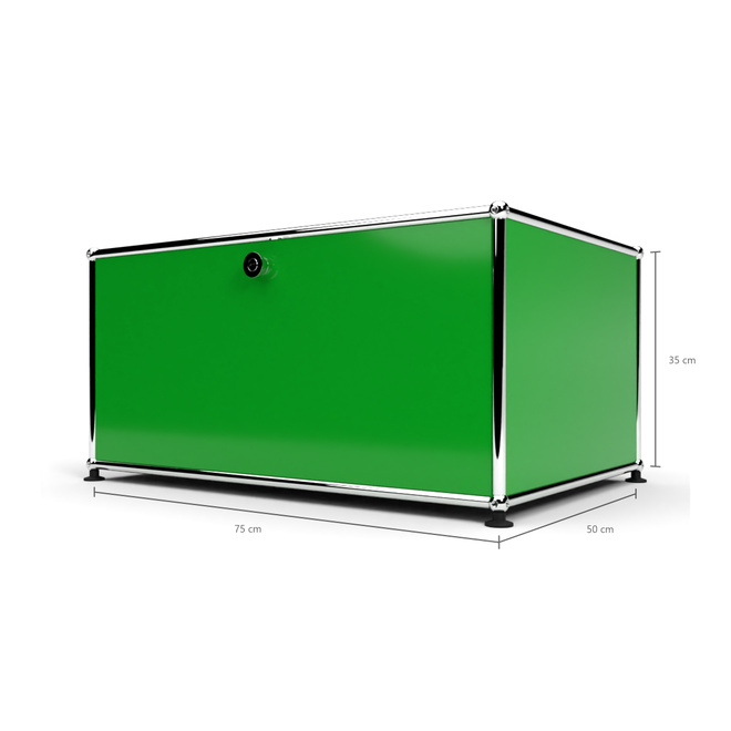 Druckercontainer 75 1x1 mit 1 Tr, Grn