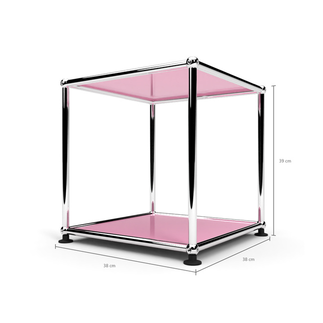 Beistelltisch 35x35, Rosa