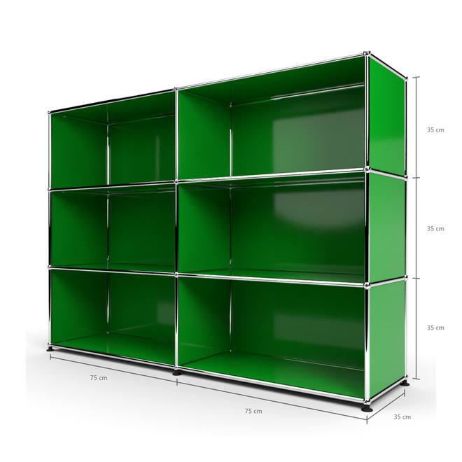 Highboard 3x2 offen, Grn