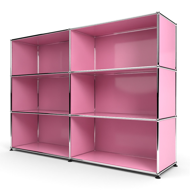 Highboard 3x2 offen, Rosa