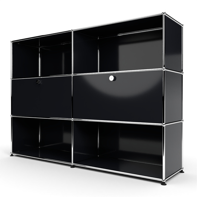 Highboard 3x2 mit 2 Klapptren Mitte