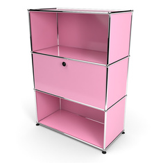 Highboard 3x1 mit 1 Tr Mitte, Rosa