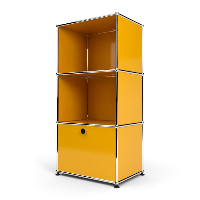 Highboard 50 3x1 mit 1 Tr, Goldgelb