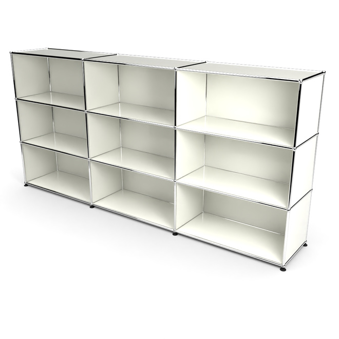 Highboard 3x3 offen, Weiss