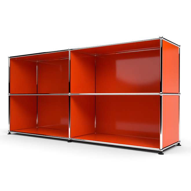 Sideboard 2x2 offen, Orange