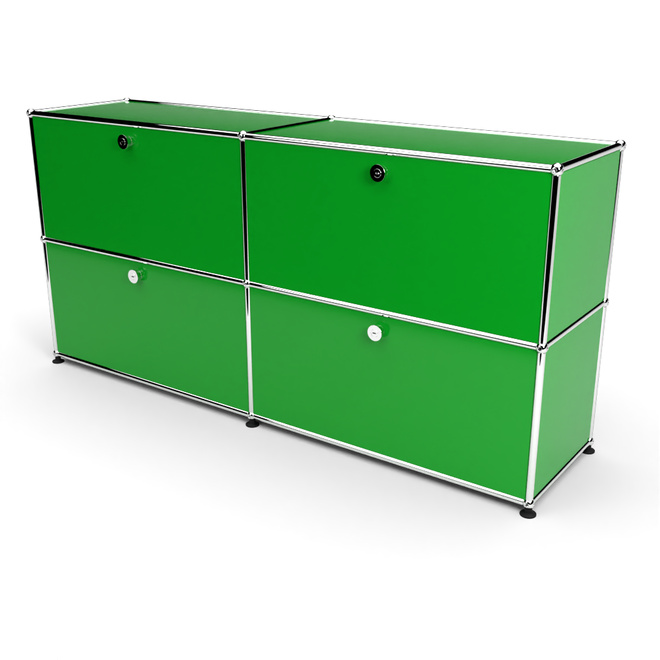 Sideboard 2x2 mit 4 Klapptren, Grn