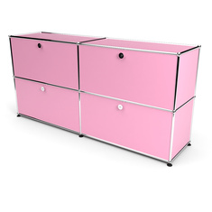 Sideboard 2x2 mit 4 Klapptren, Rosa