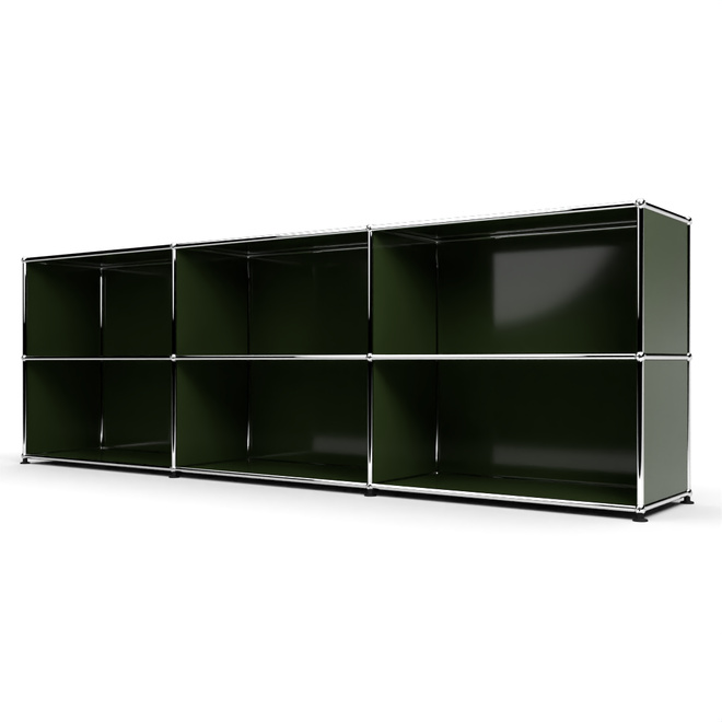 Sideboard 2x3 offen, Olivgrn