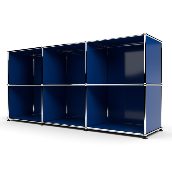 Sideboard 50 2x3 offen, Enzianblau