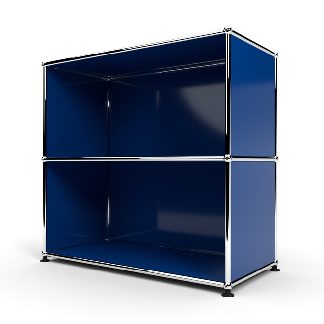 Sideboard 2x1 offen, Enzianblau