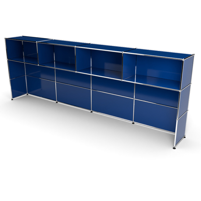 Theke 3x4 Tiefe 38 cm, Enzianblau